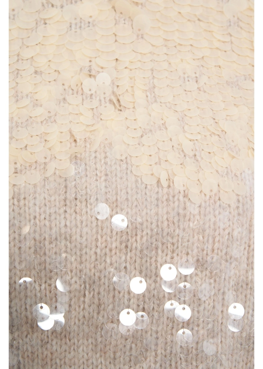 Pulover Sweater with sequin application - Img 3