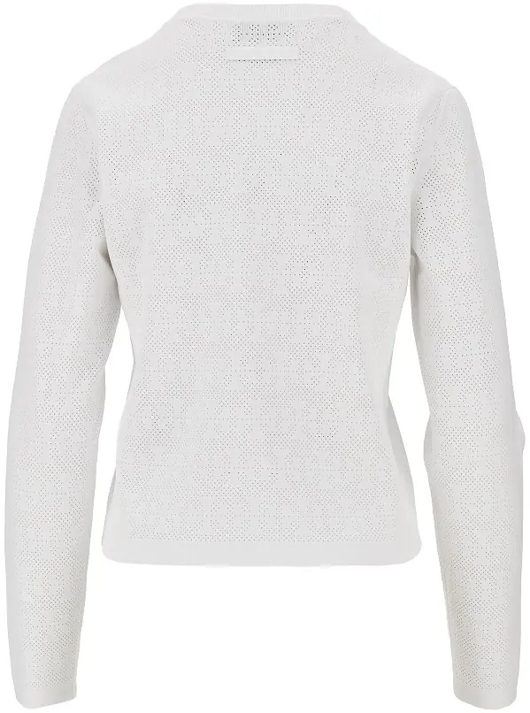 Pulover T Monogram pointelle knit cardigan - Img 3