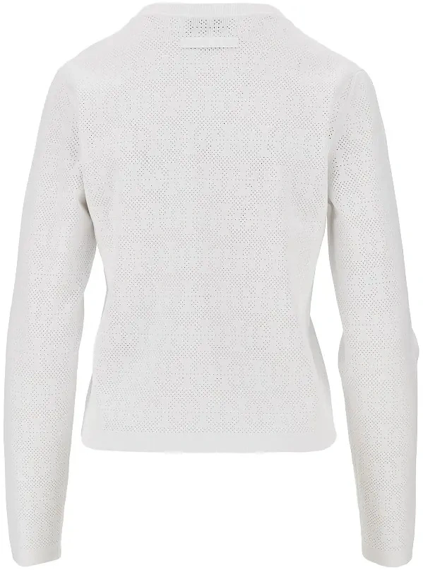 Pulover T Monogram pointelle knit cardigan - Img 3
