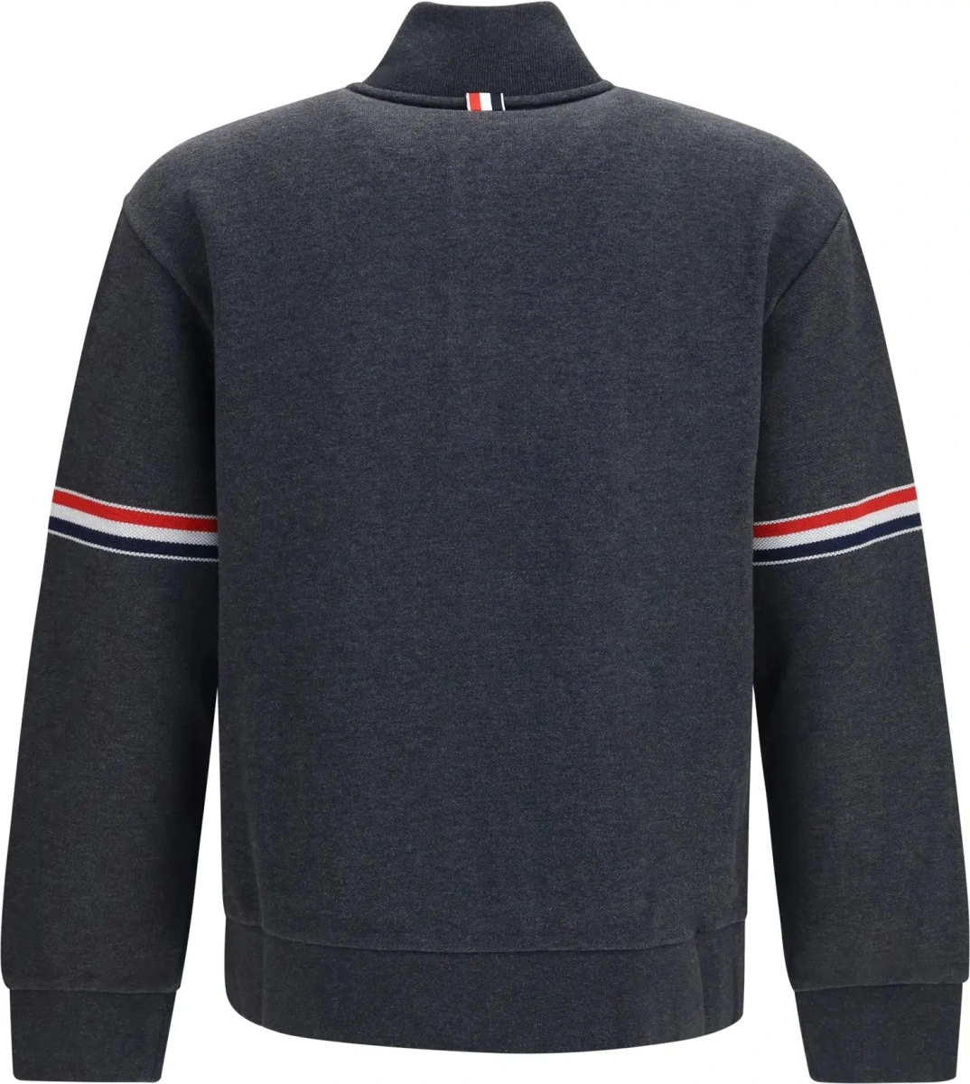 Pulover Thom Browne gri din bumbac - Img 2