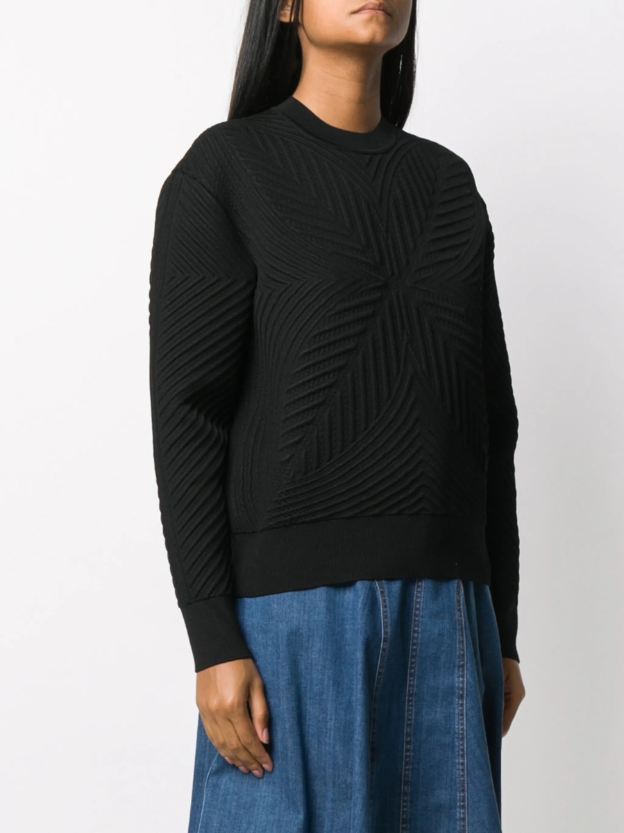 Pulover tricotat Alexander McQueen negru - Img 3