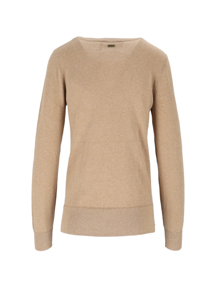 Pulover tricotat Barbour neutru - Img 2
