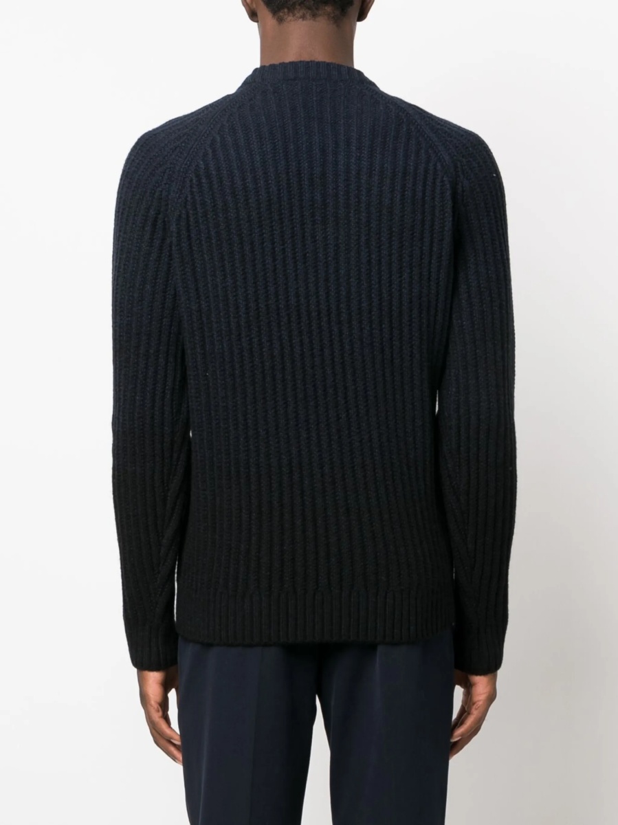 Pulover tricotat BRIONI negru - Img 4