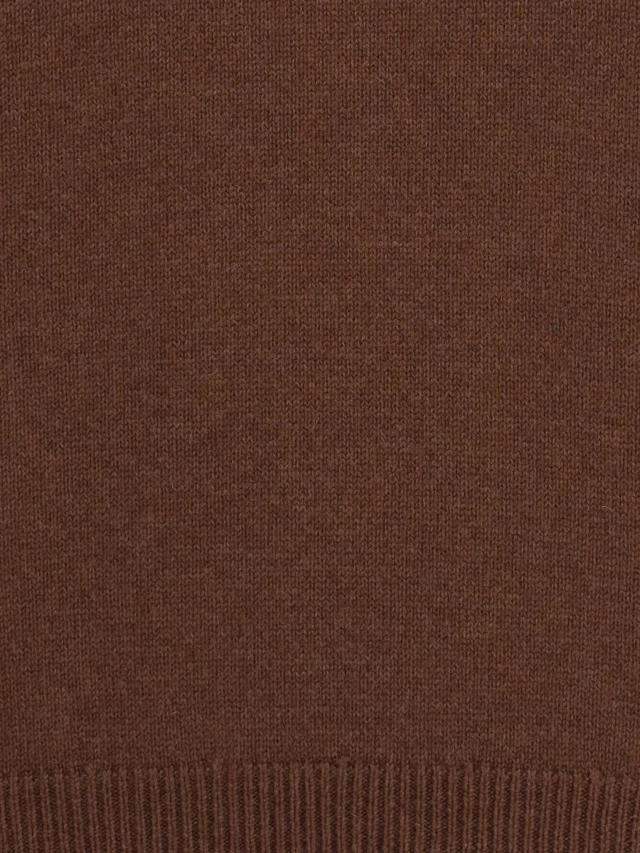 Pulover tricotat Brunello Cucinelli maro - Img 5