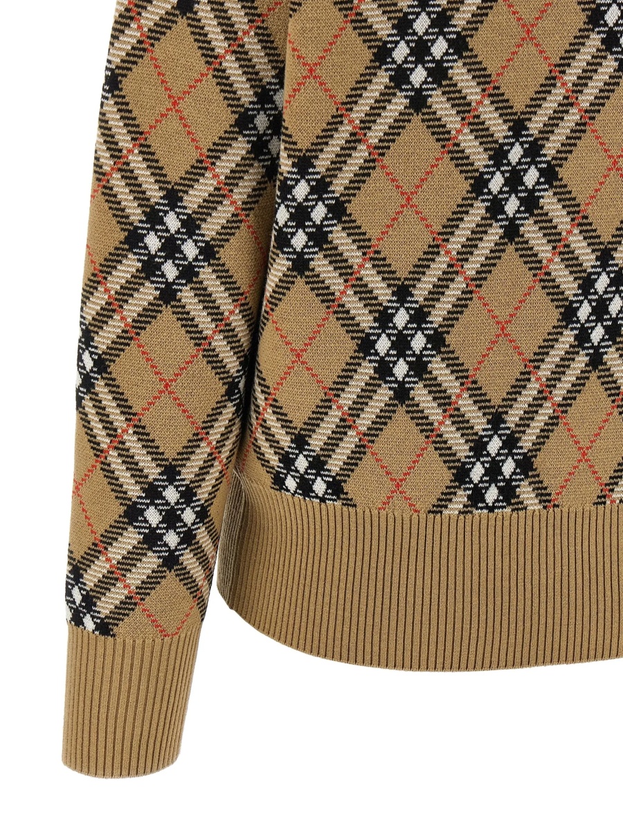 Pulover tricotat Burberry neutru - Img 4