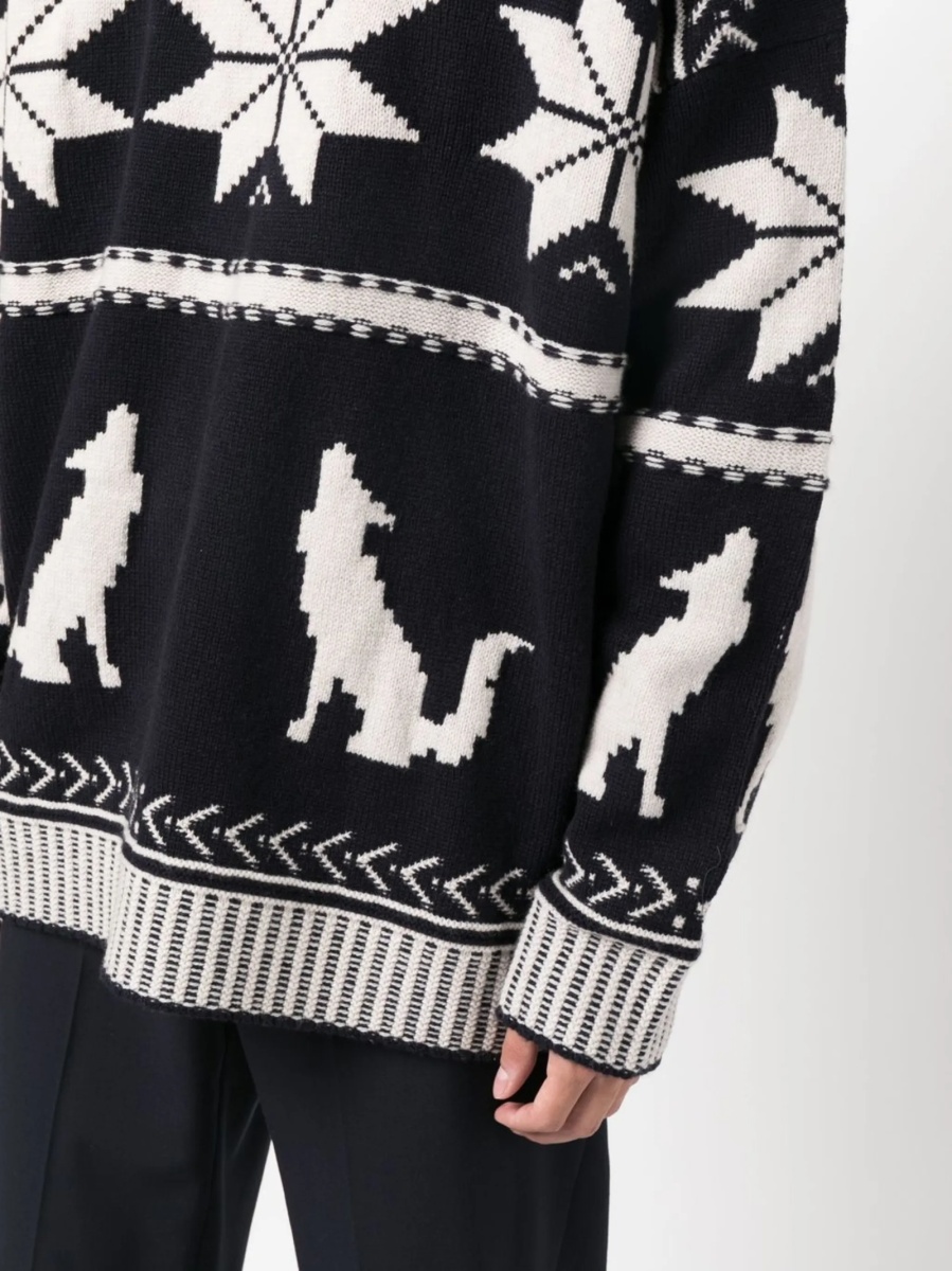 Pulover tricotat ETRO albastru - Img 5
