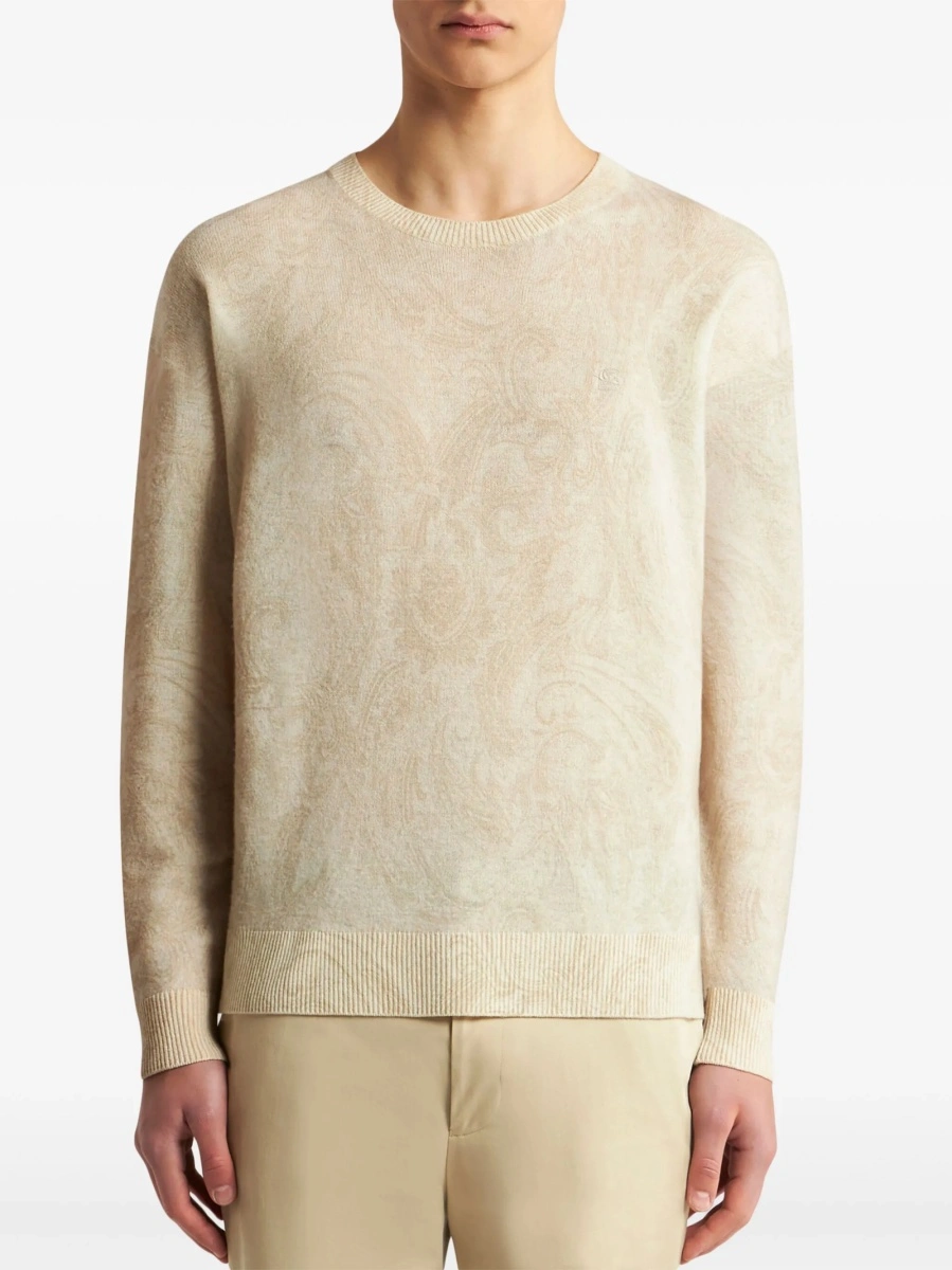 Pulover tricotat ETRO neutru - Img 3