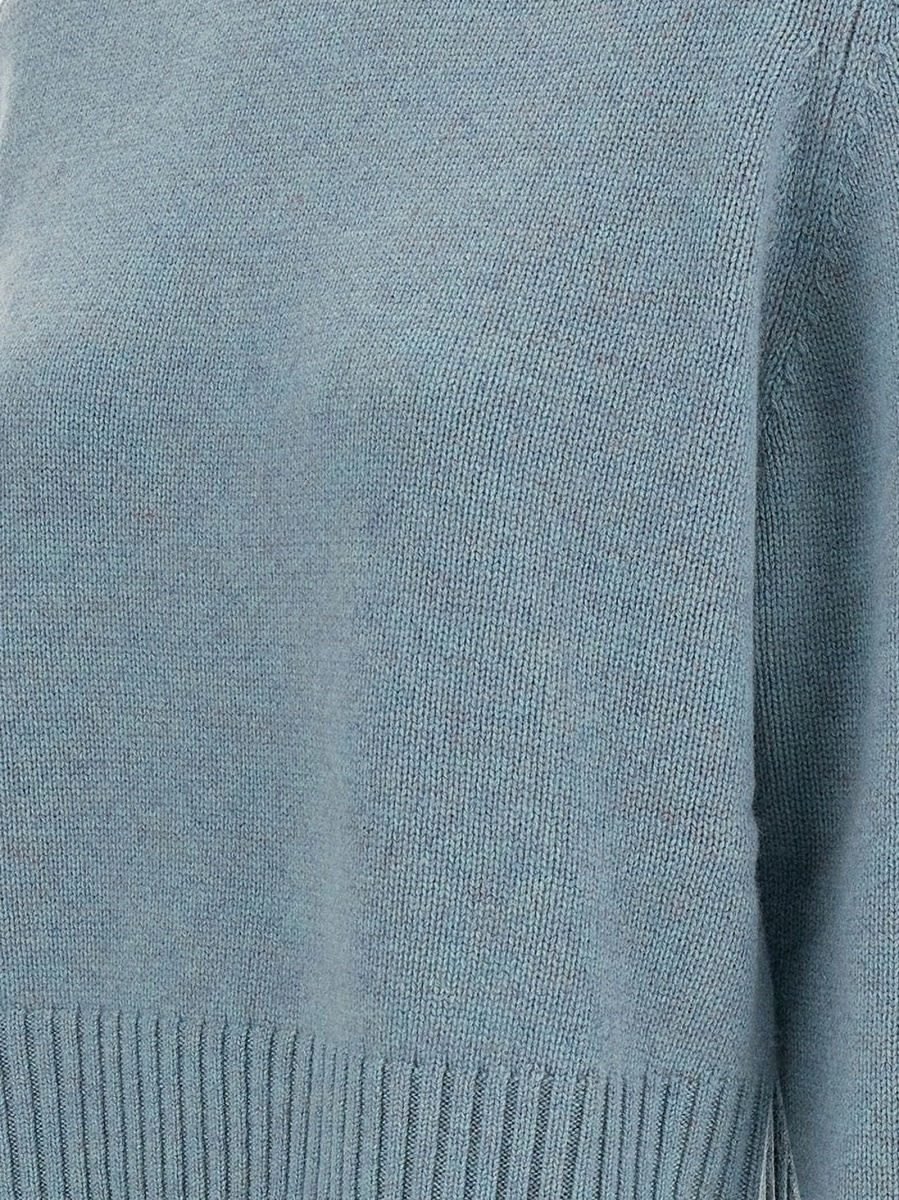 Pulover tricotat EXTREME CASHMERE albastru - Img 3