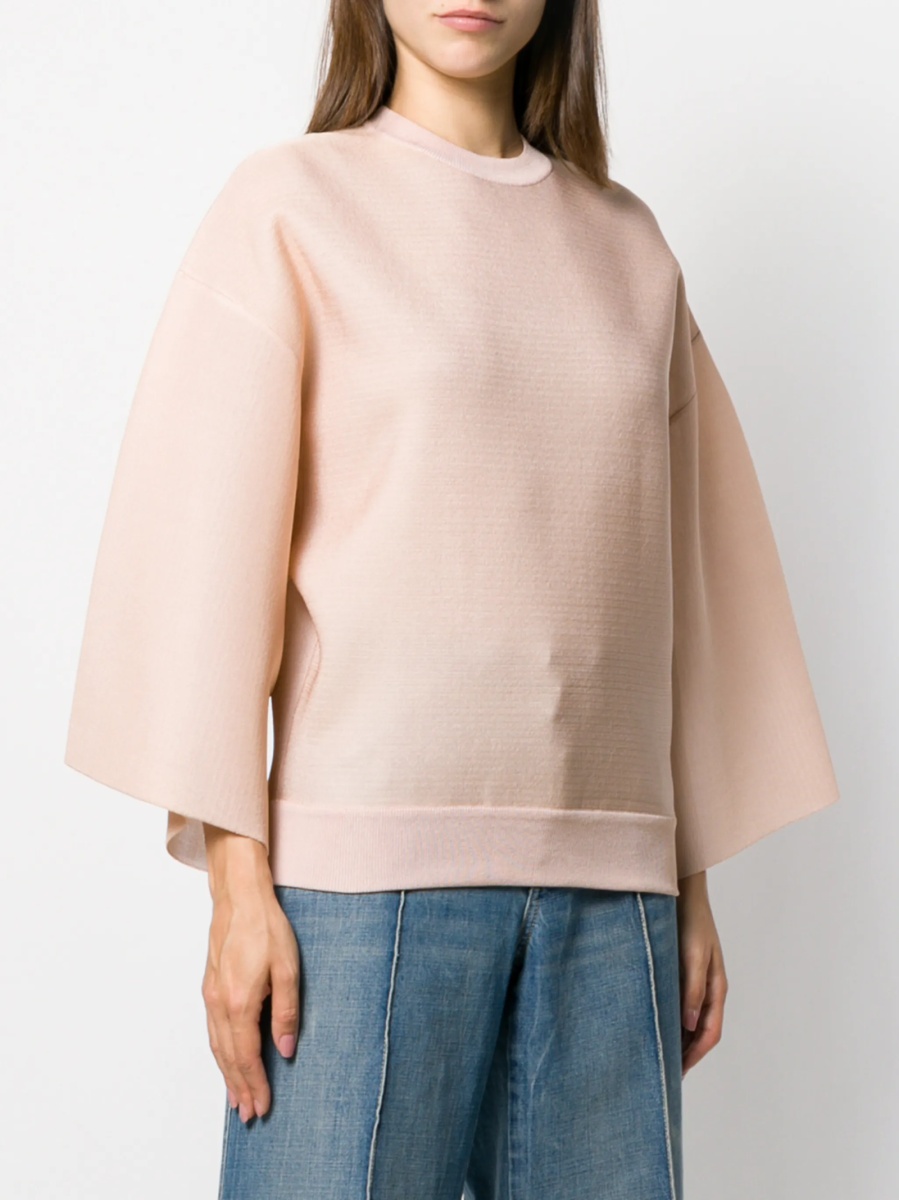 Pulover tricotat Givenchy neutru - Img 3