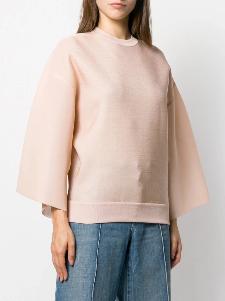 Pulover tricotat Givenchy neutru - Img 3