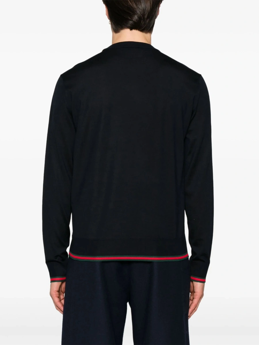 Pulover tricotat Gucci albastru - Img 4