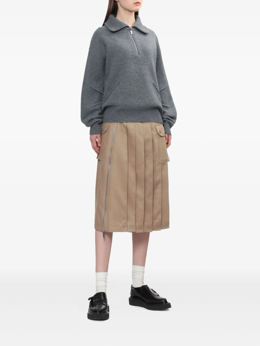 Pulover tricotat HELMUT LANG gri - Img 2
