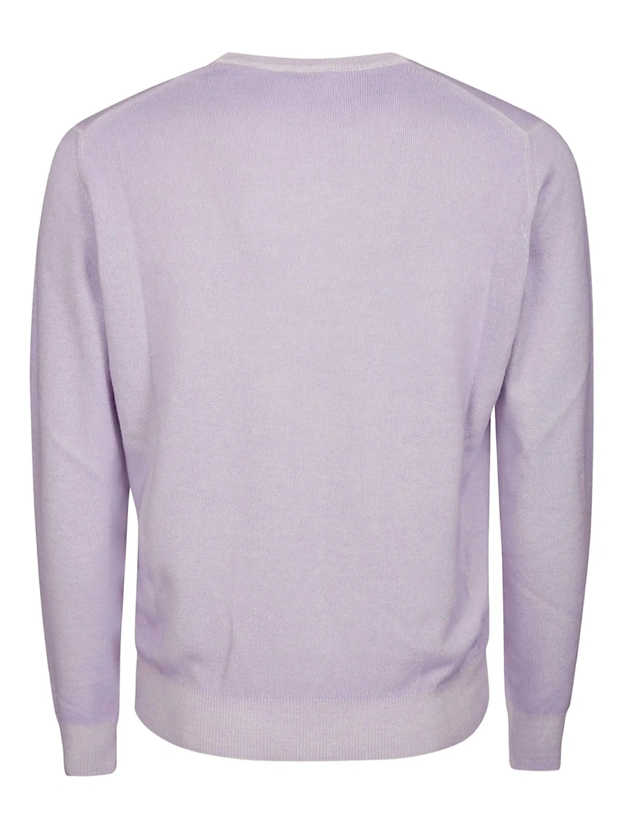 Pulover tricotat HINDUSTRIE violet - Img 2