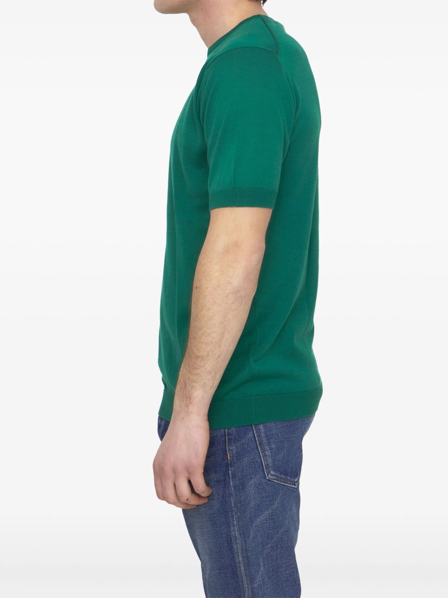 Pulover tricotat John Smedley verde - Img 3
