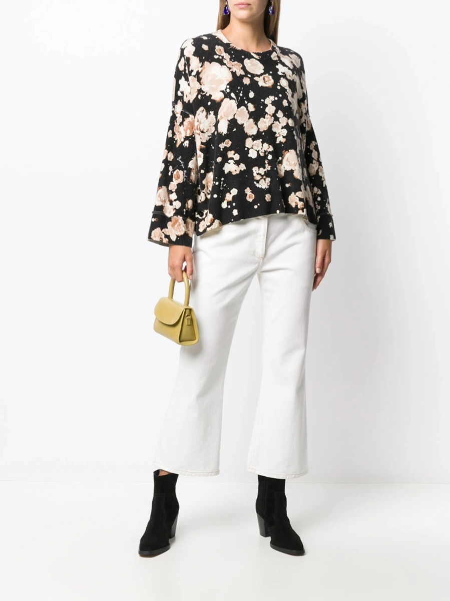 Pulover tricotat LOVE Moschino negru - Img 2