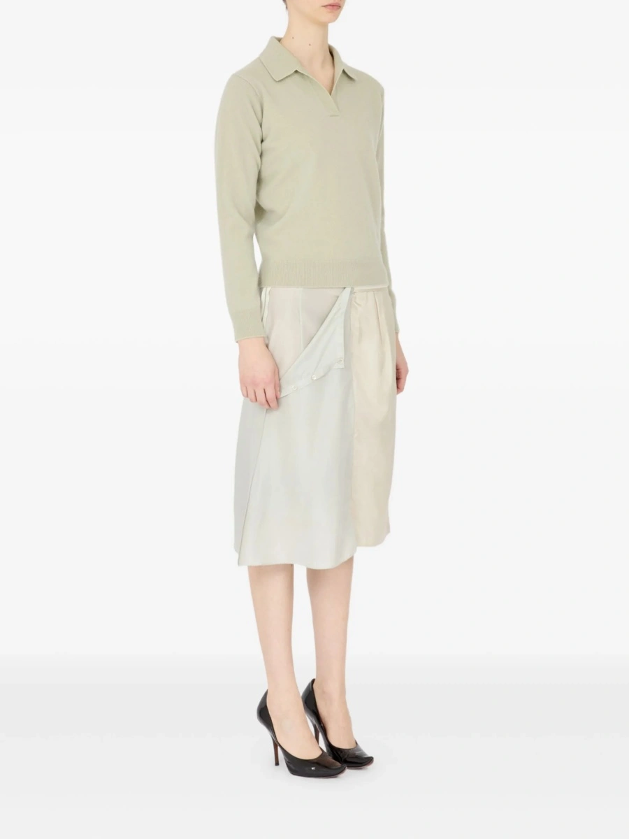 Pulover tricotat Maison Margiela neutru - Img 6