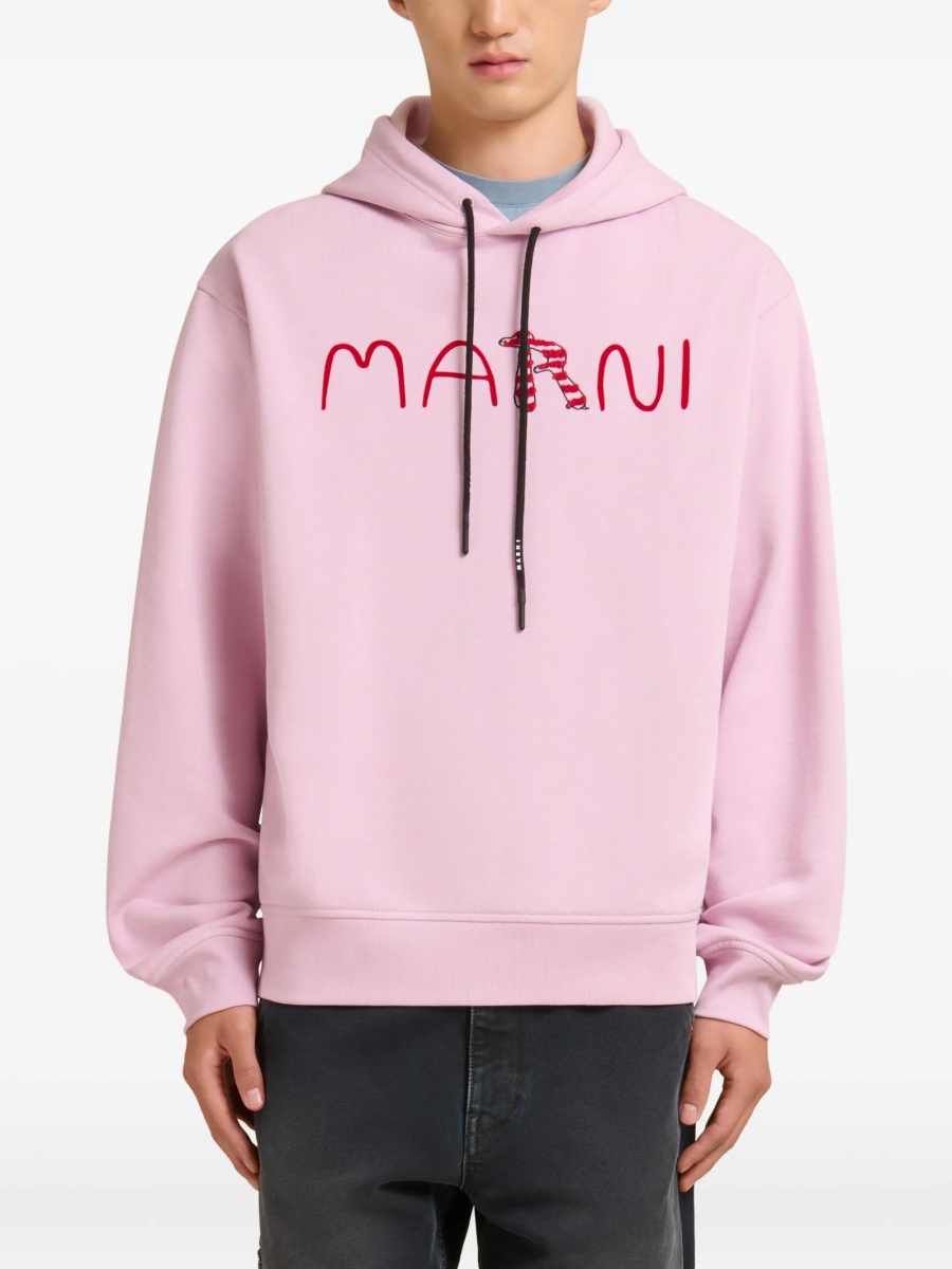 Pulover tricotat Marni roz - Img 3