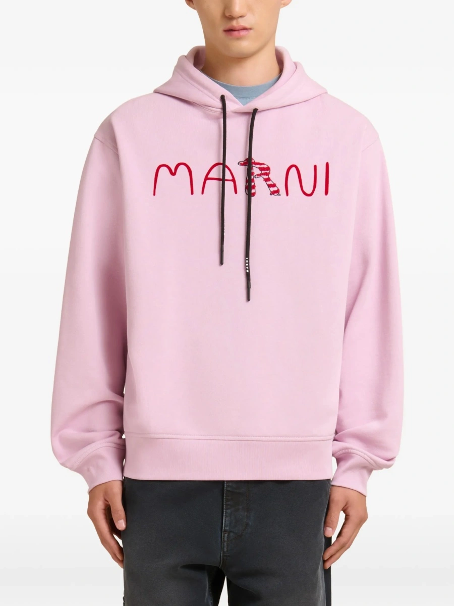 Pulover tricotat Marni roz - Img 3