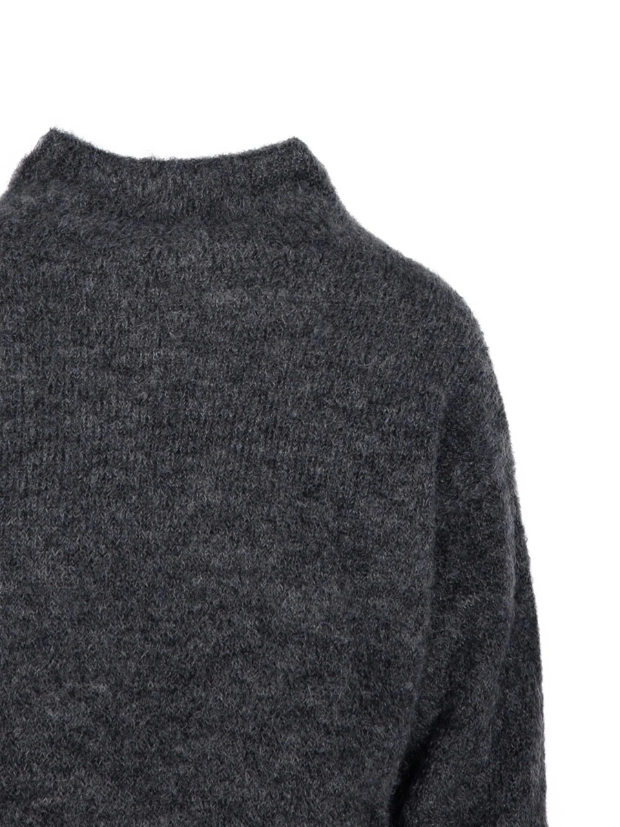 Pulover tricotat Max Mara gri - Img 3