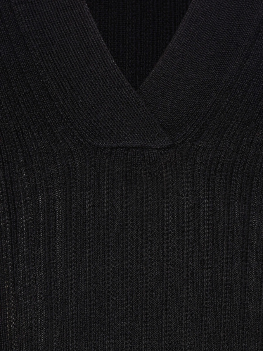 Pulover tricotat Max Mara negru - Img 3