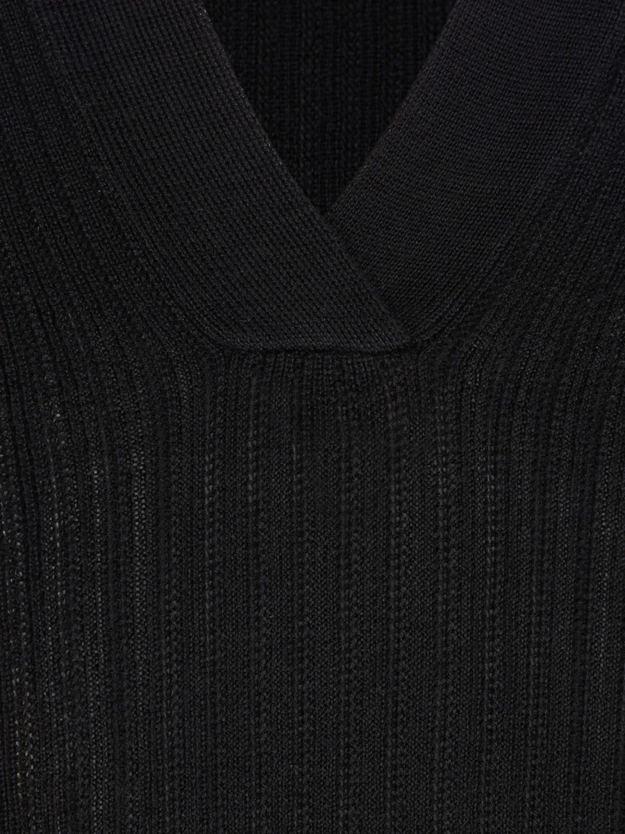 Pulover tricotat Max Mara negru - Img 3
