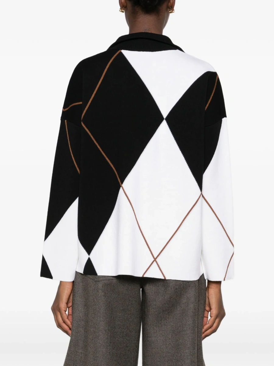 Pulover tricotat Max Mara negru - Img 4