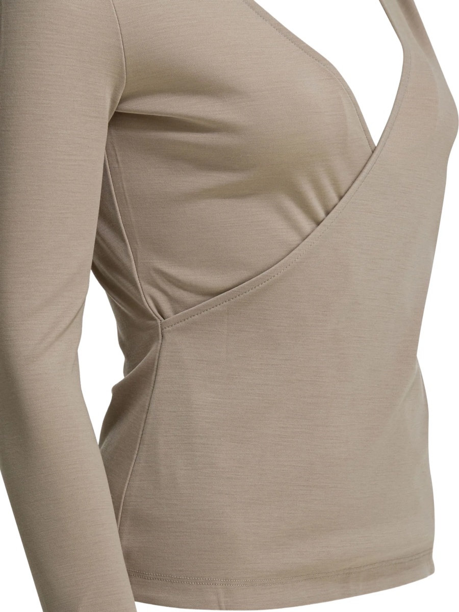 Pulover tricotat Max Mara neutru - Img 3