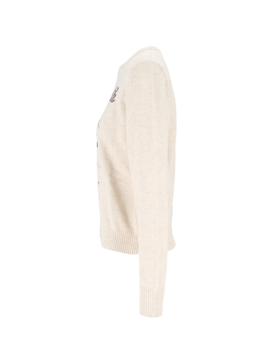 Pulover tricotat Mc2 Saint Barth neutru - Img 3