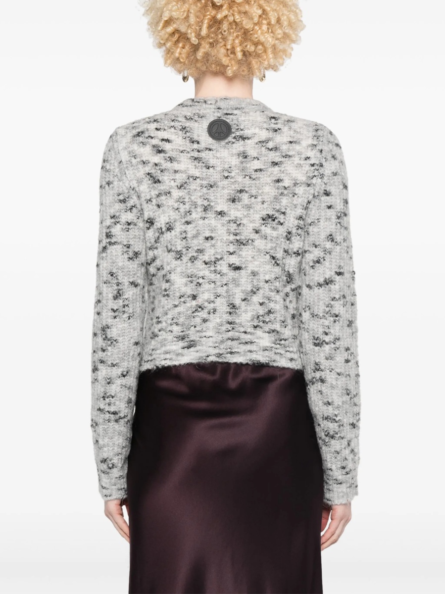 Pulover tricotat MOSCHINO JEANS gri - Img 4