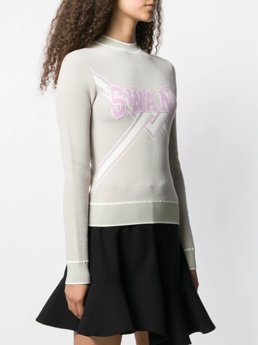 Pulover tricotat Off-White neutru - Img 3