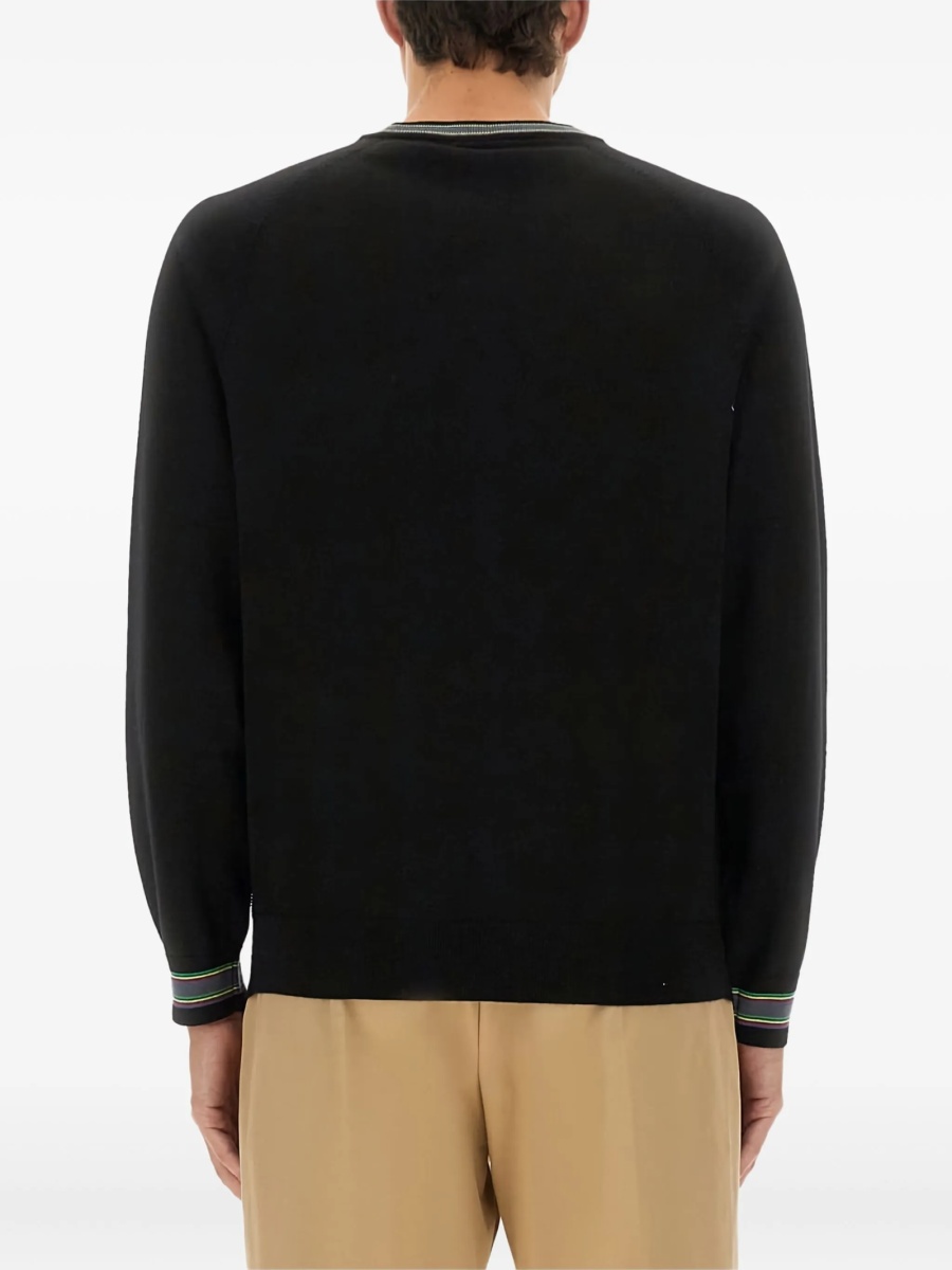 Pulover tricotat Paul Smith negru - Img 4
