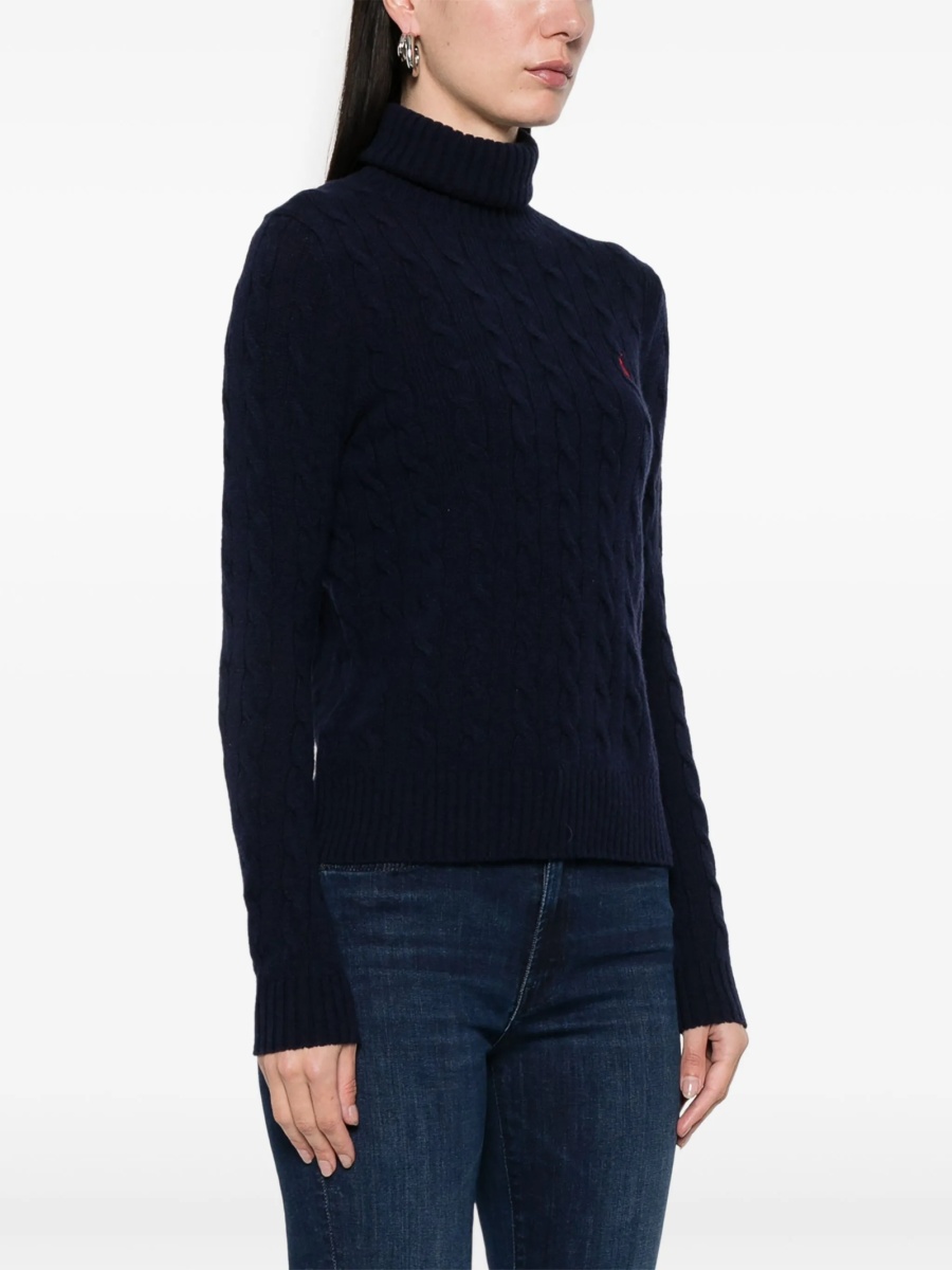 Pulover tricotat Ralph Lauren albastru - Img 3