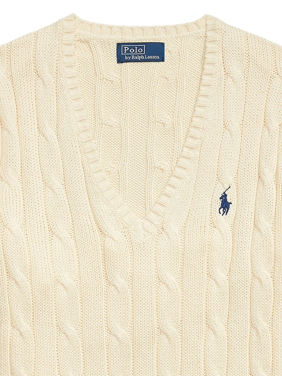 Pulover tricotat Ralph Lauren galben - Img 2