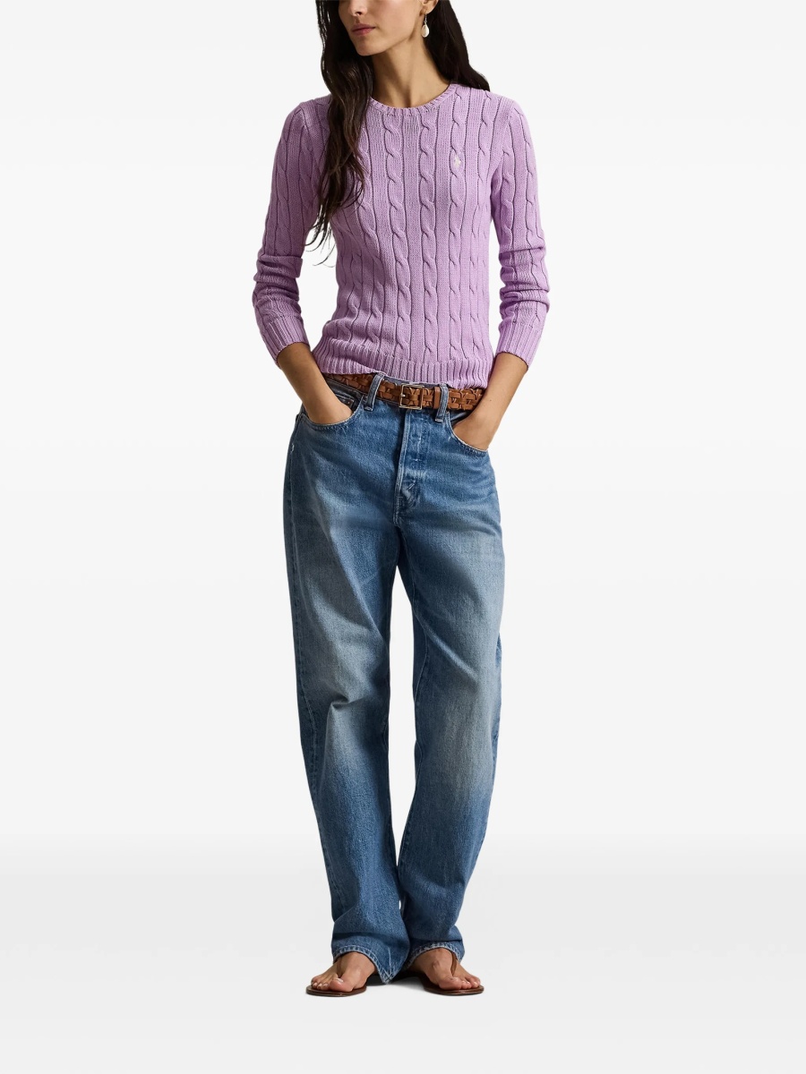 Pulover tricotat Ralph Lauren violet - Img 2