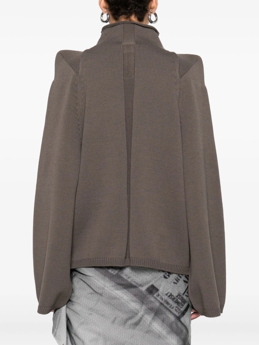 Pulover tricotat Rick Owens maro - Img 4
