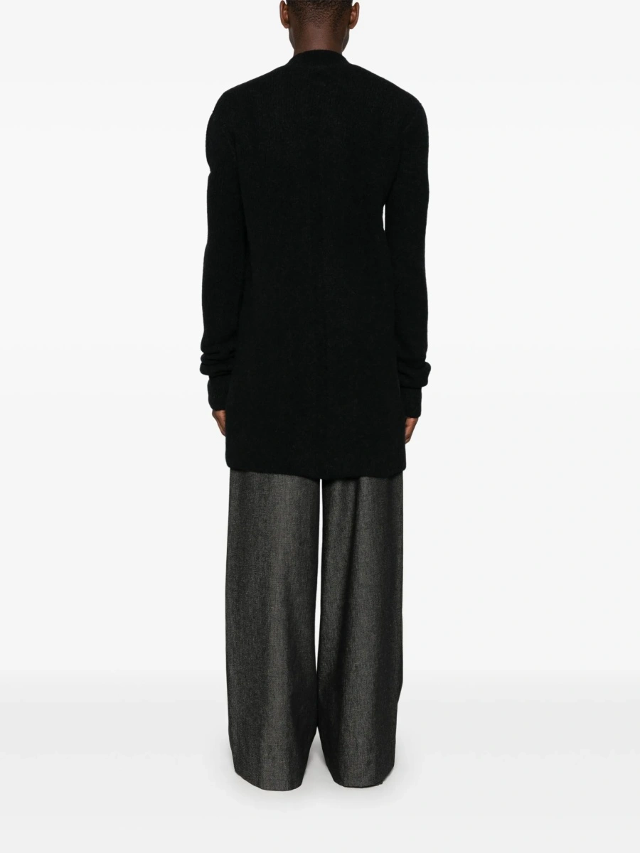 Pulover tricotat Rick Owens negru - Img 4
