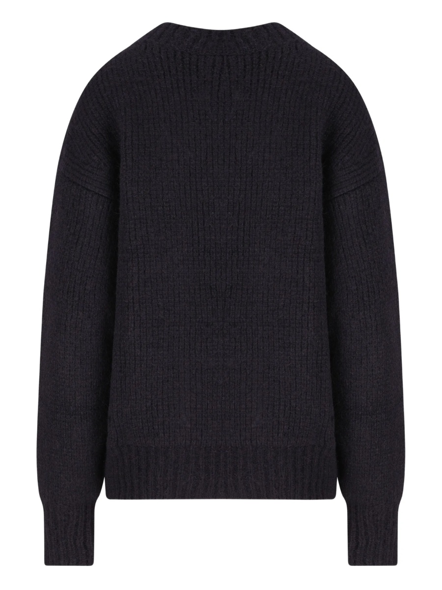 Pulover tricotat Saint Laurent albastru - Img 2