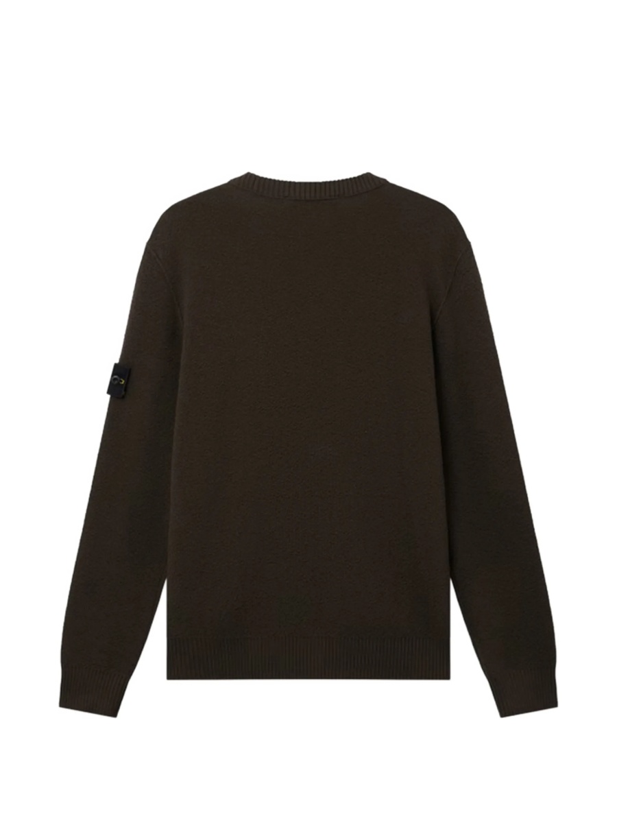 Pulover tricotat Stone Island maro - Img 5
