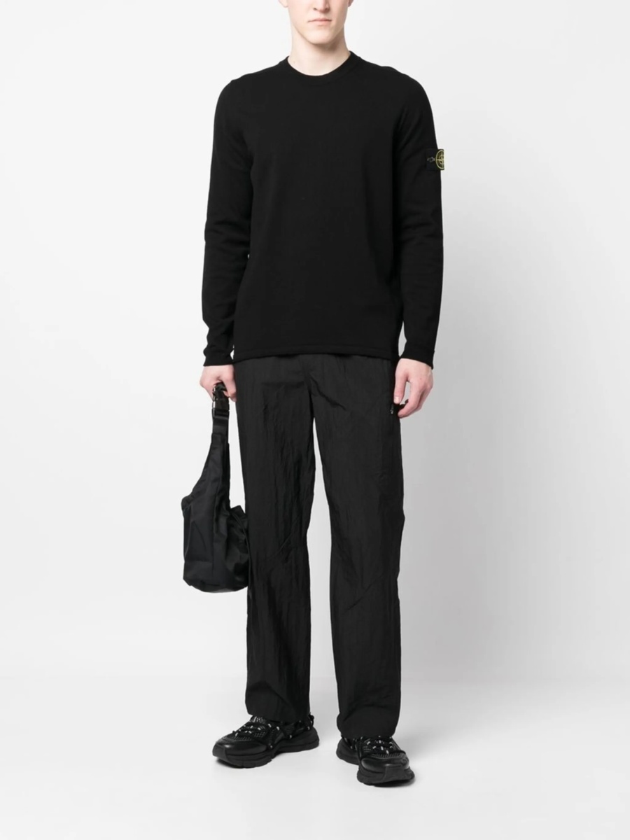 Pulover tricotat Stone Island negru - Img 2