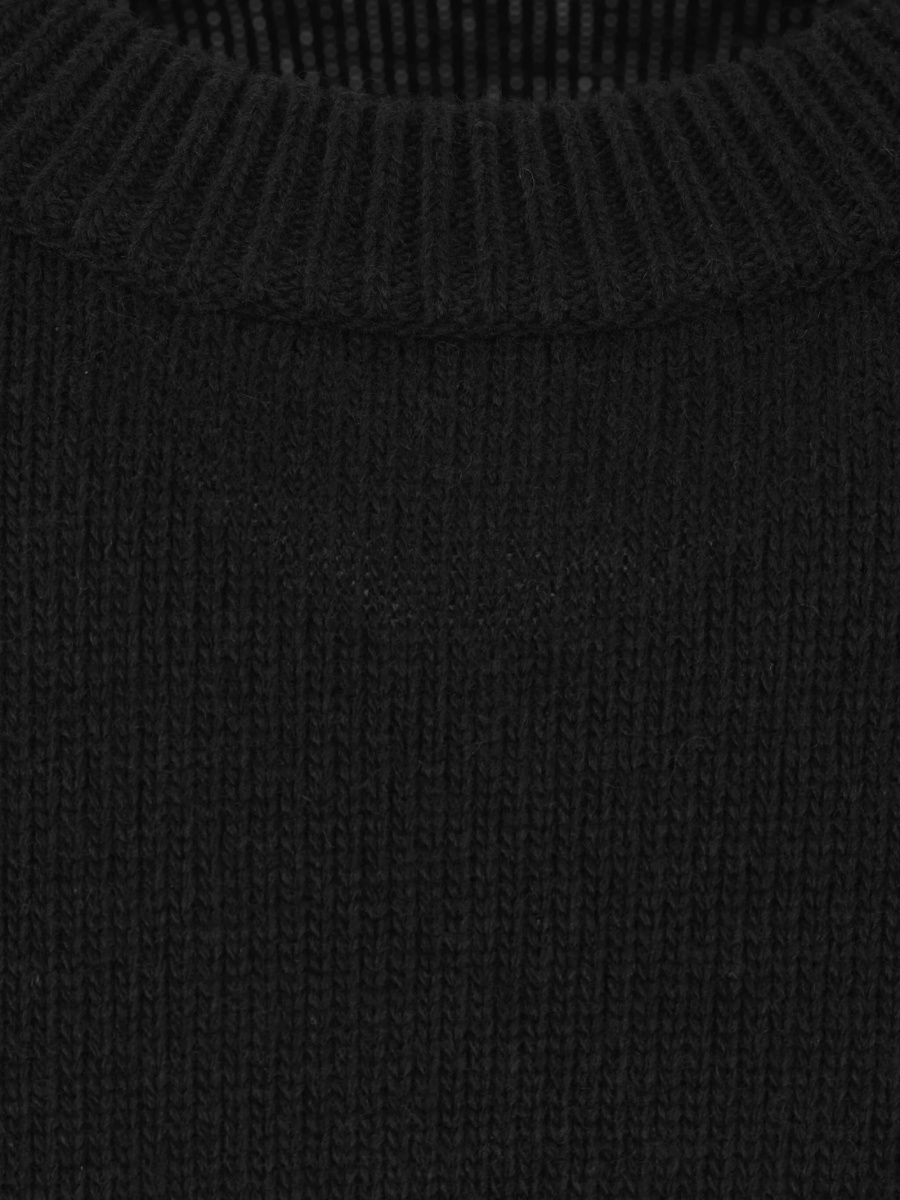 Pulover tricotat Stone Island negru - Img 4