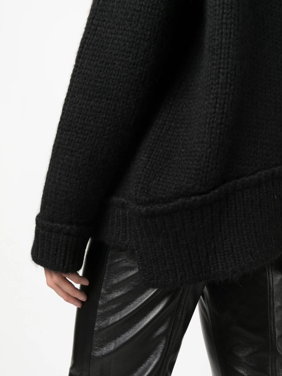 Pulover tricotat Tom Ford negru - Img 5