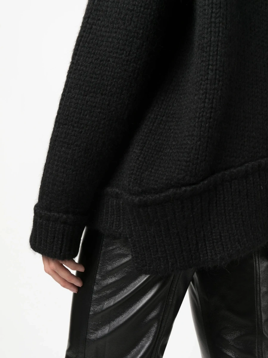 Pulover tricotat Tom Ford negru - Img 5