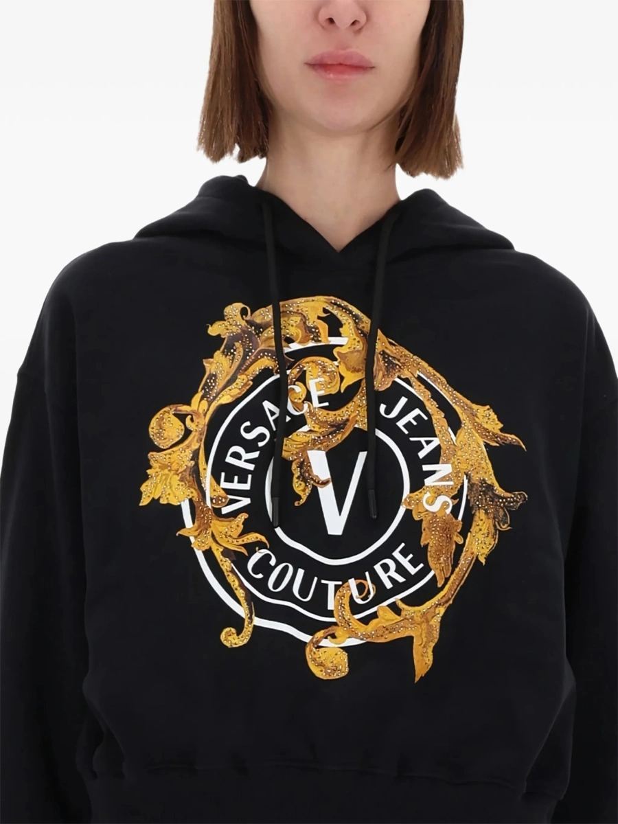 Pulover tricotat Versace Jeans Couture negru - Img 2