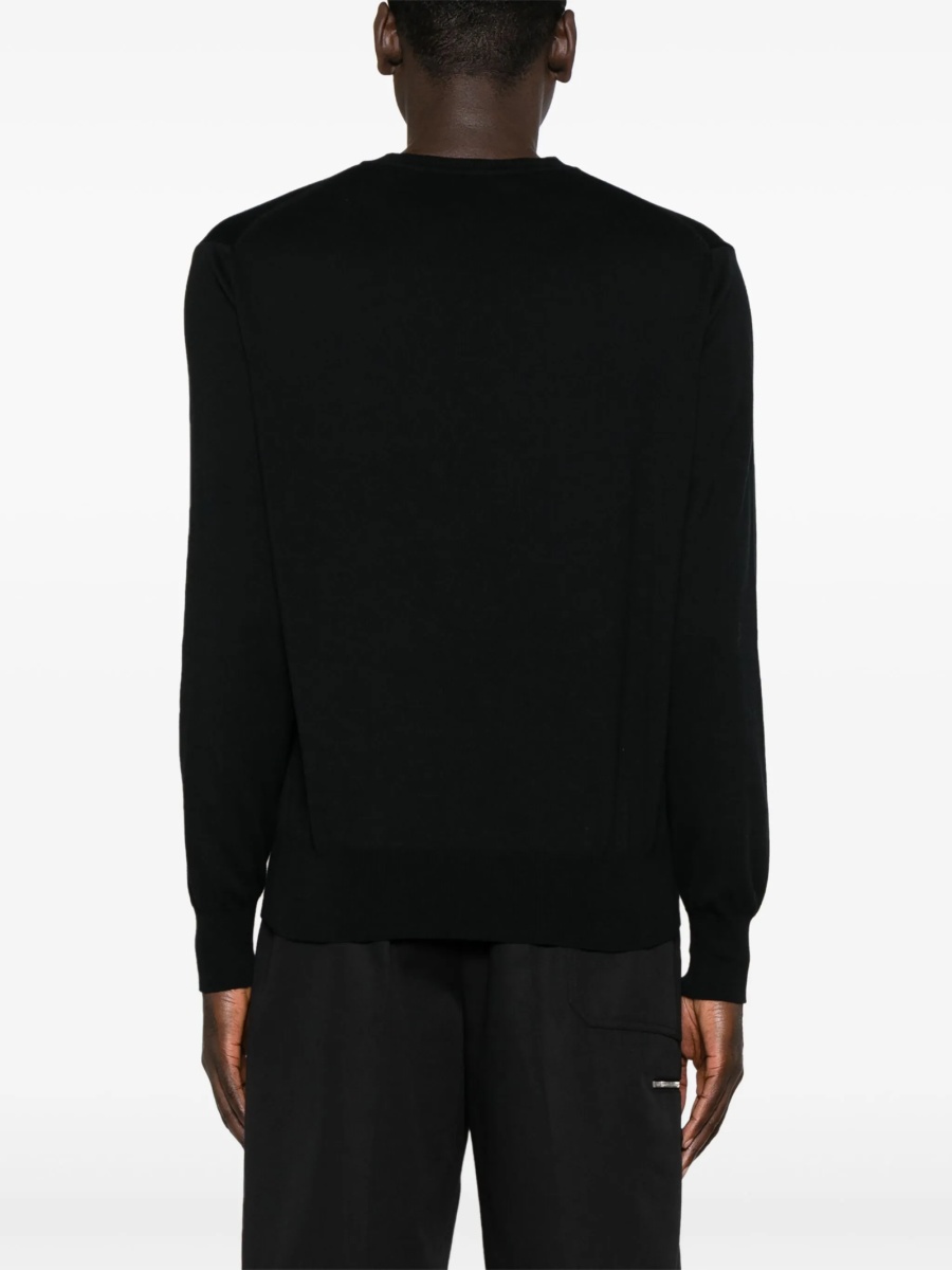 Pulover tricotat Vivienne Westwood negru - Img 4