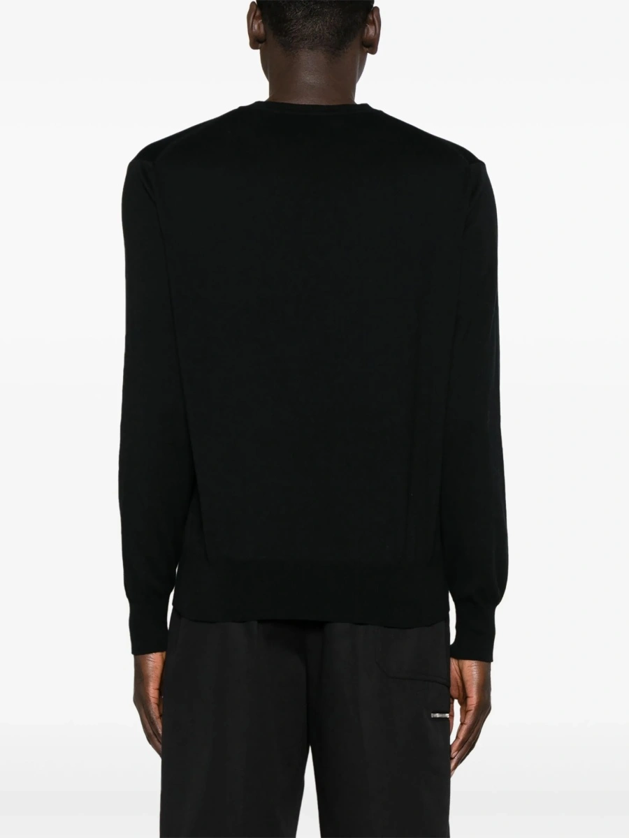 Pulover tricotat Vivienne Westwood negru - Img 4