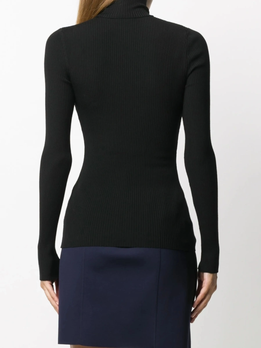 Pulover tricotat Wolford negru - Img 4