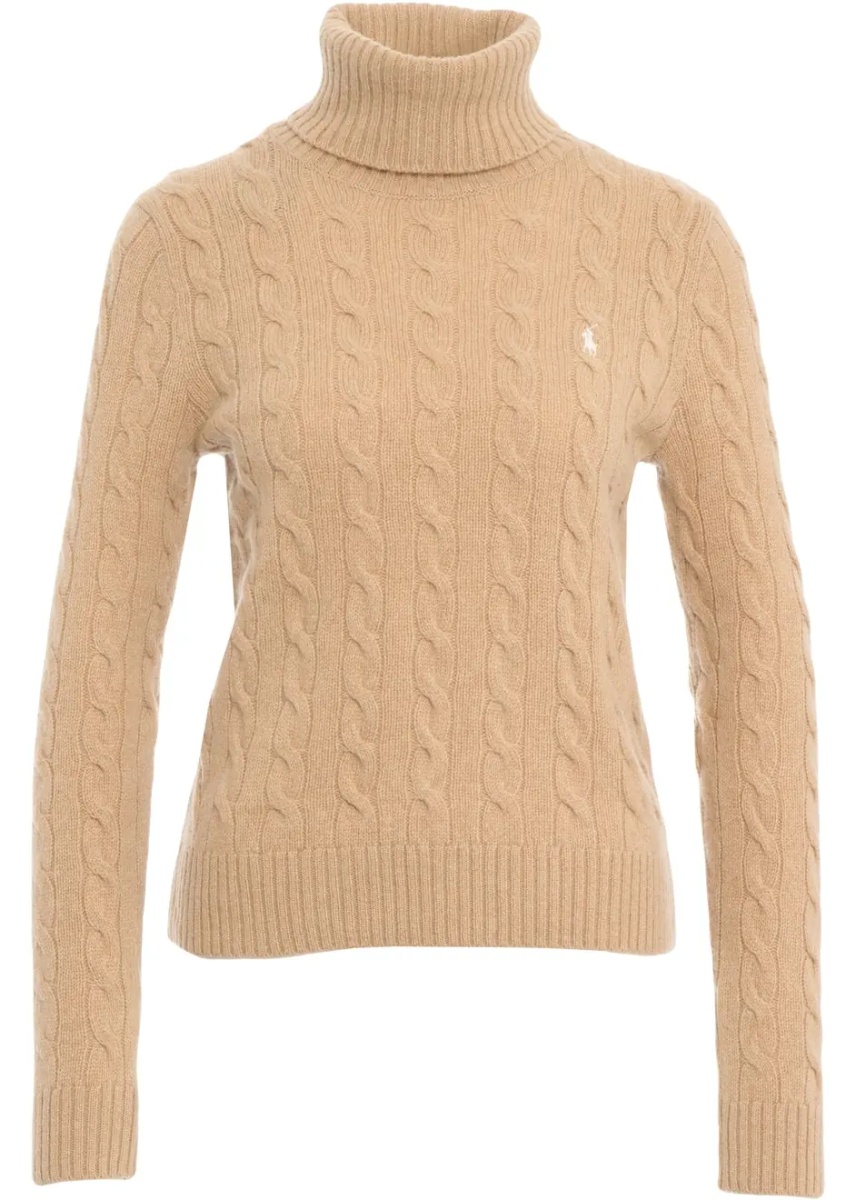 Pulover Turtleneck sweater with logo embroidery - Img 2