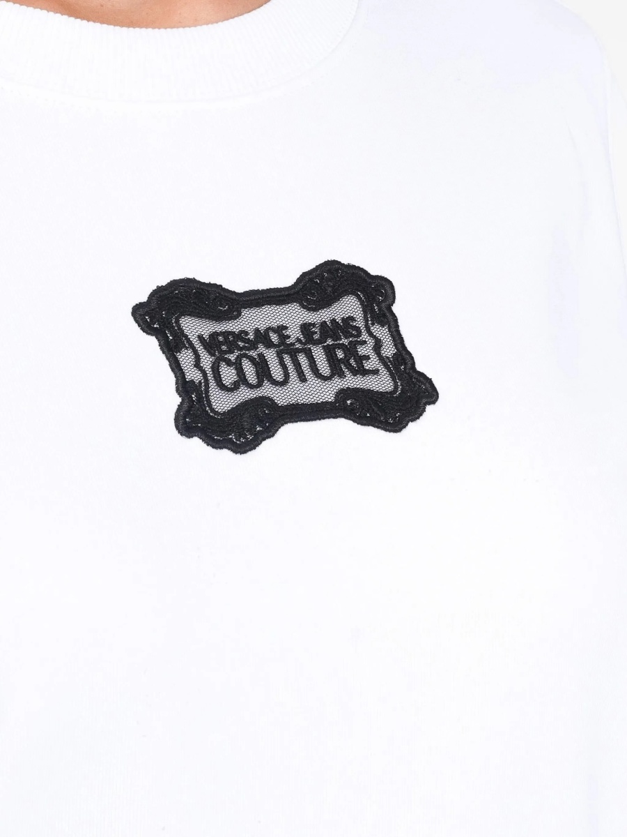 Pulover Versace Jeans Couture alb - Img 4