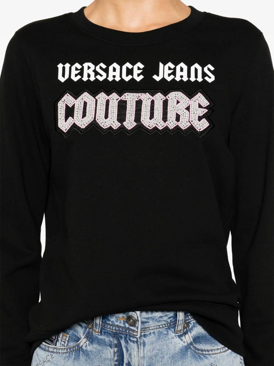 Pulover Versace Jeans Couture negru - Img 5