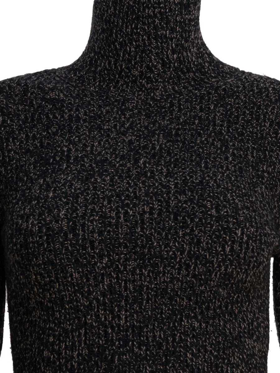 Pulover Wool and cashmere mouliné turtleneck sweater - Img 3